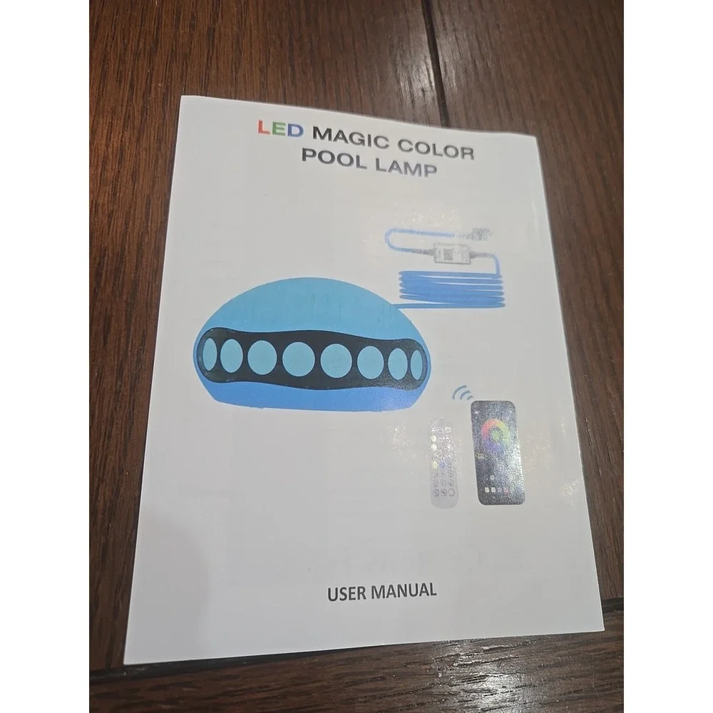 LED Pool Lights,18W Smart RGB Dimmable Underwater Pool Light with APP Control...